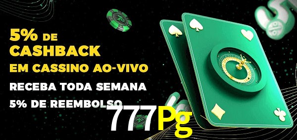 Promoções do cassino ao Vivo 777Pg
